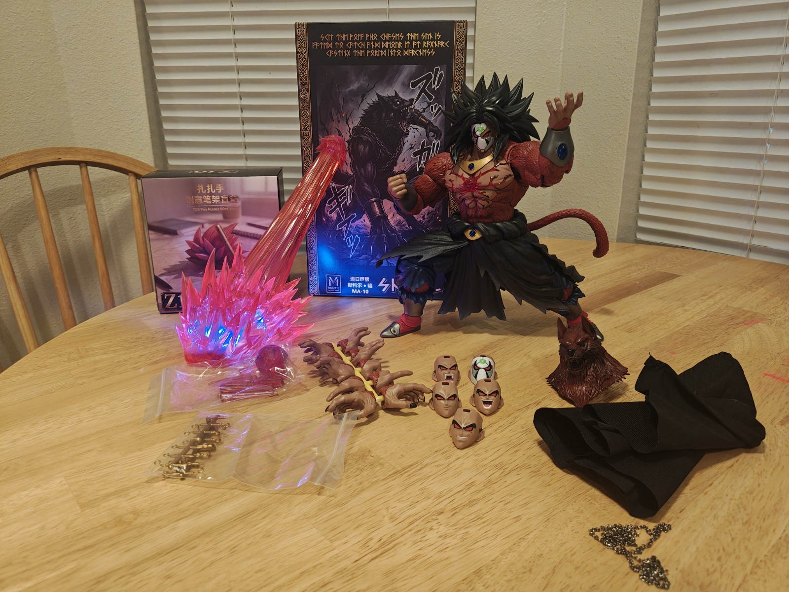 MYTHOS ANIME MA10L 1/12 (US SELLER) Norse God Skoll SS Broly Dark Face Ver.
