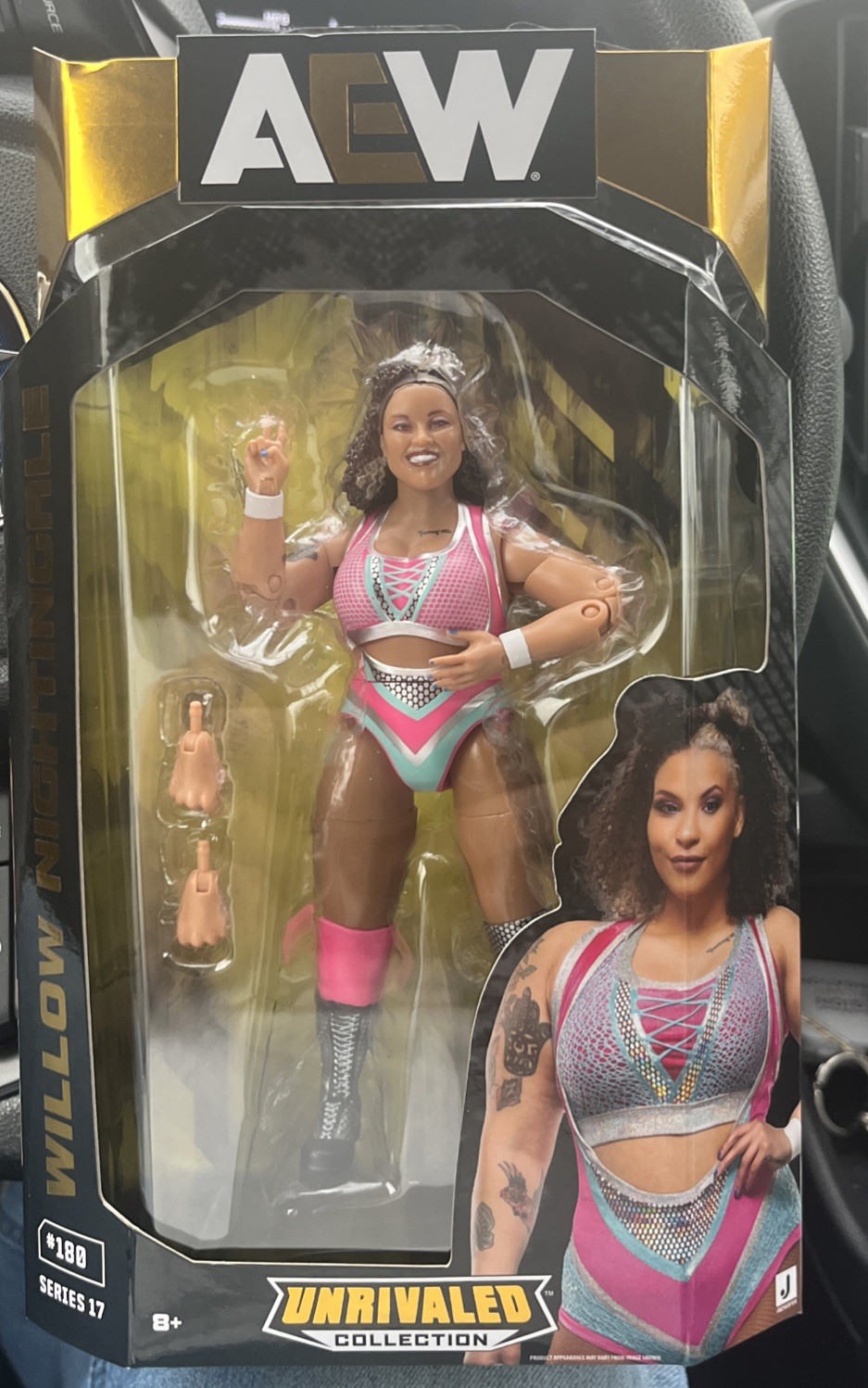 AEW Unrivaled 17 Willow Nightingale Jazwares In Hand