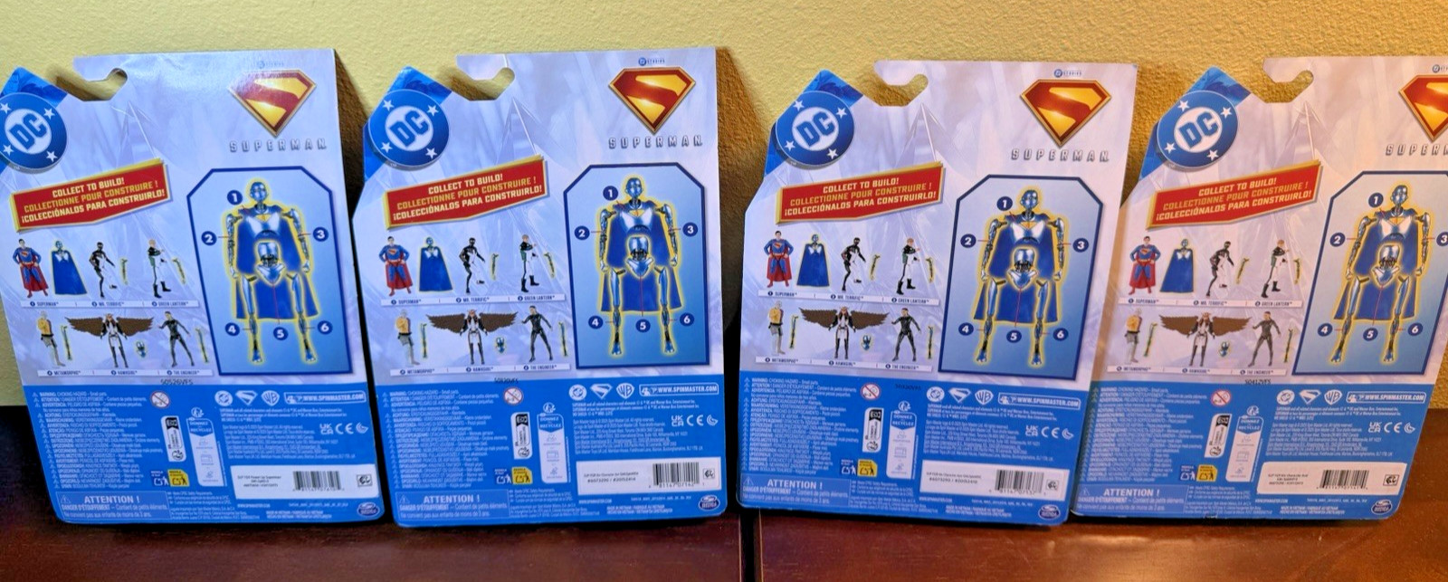 “DC Superman 2025 Action Figure Lot Superman Mr Terrific Engineer Metamorpho NIB