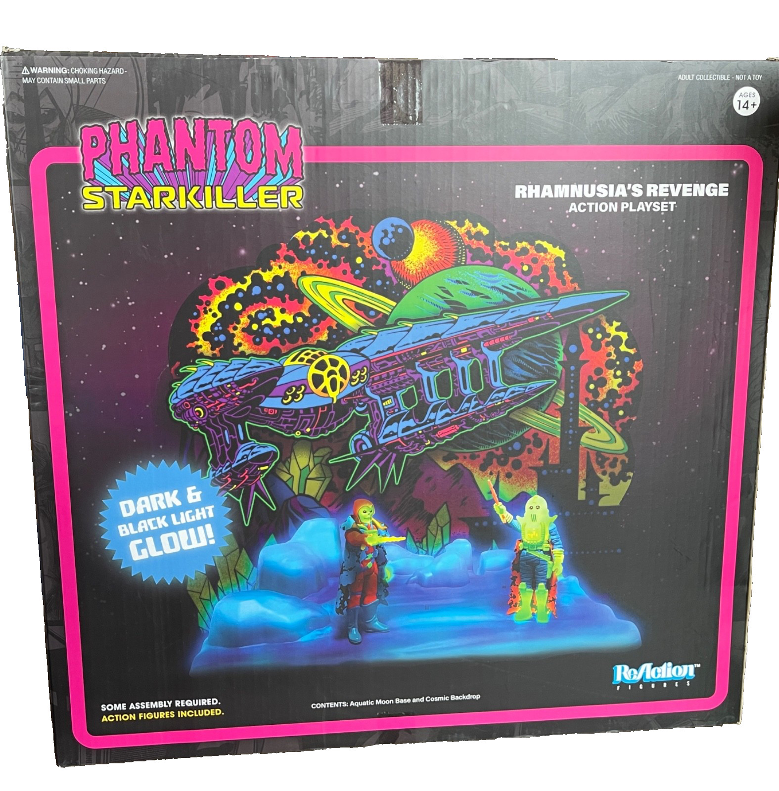 Super7 ReAction Phantom Starkiller Rhamnusia&rsquo;s Revenge Action Playset NEW IN BOX