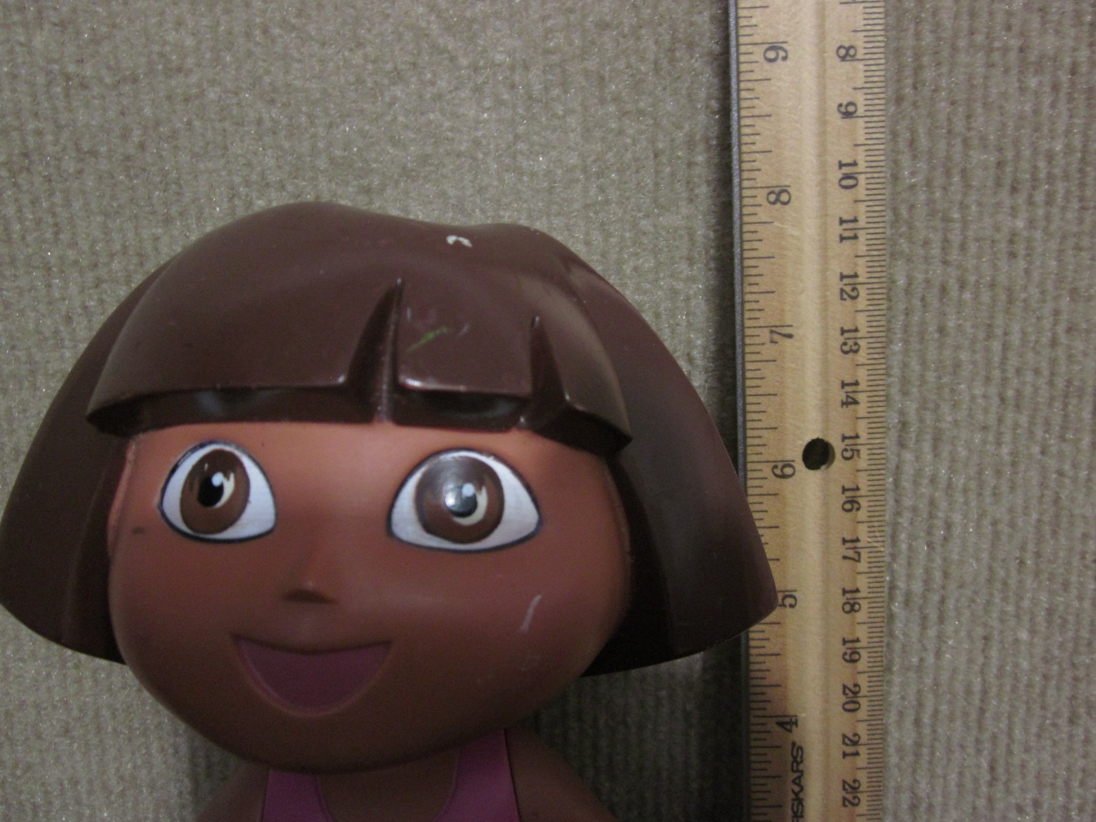 2002 Mattel Dora The Explorer Bath Time Splash Around Doll Hard Plastic 7.5&Prime;