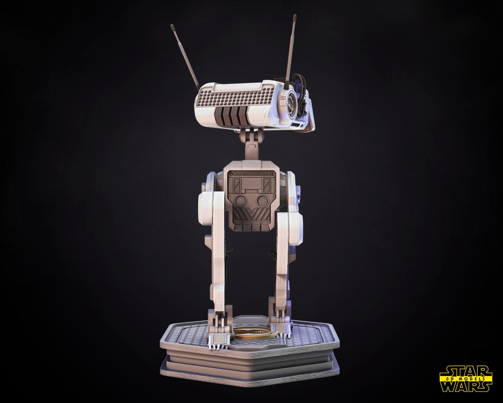 BD‑1 Droid | 1/8 Scale Resin Kit | Star Wars Jedi: Fallen Order (Unpainted)