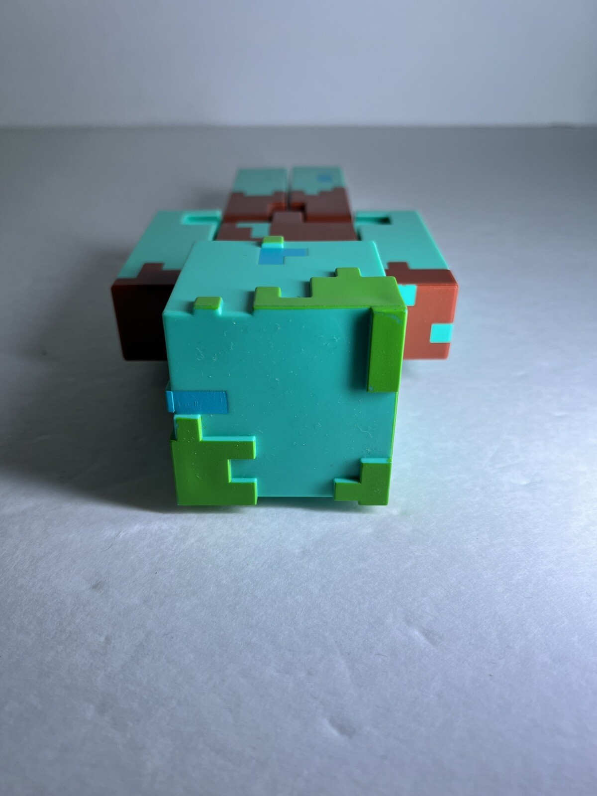 USED Mattel Minecraft Large Scale Action Figure: Drowned 8.75 inches Tall