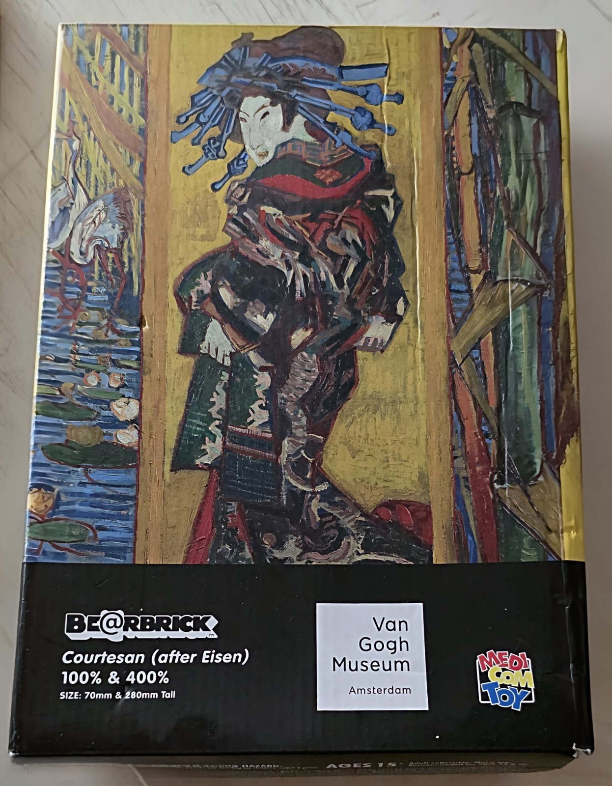 BE@RBRICK 100% & 400％ Van Gogh Museum Self-Portrait MEDICOM TOY