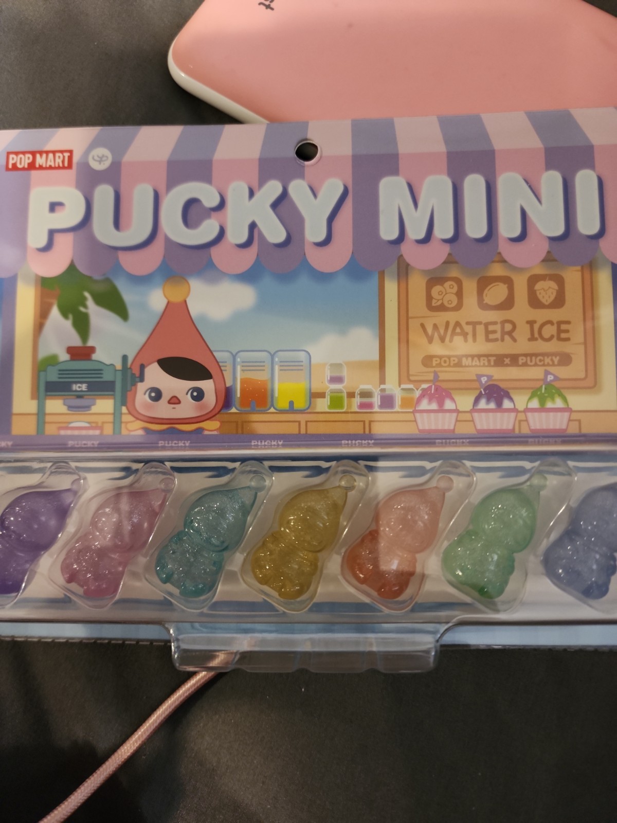 Authentic PUCKY Mini Water Ice Figure Series – Whole Set (7 Pop Beans)