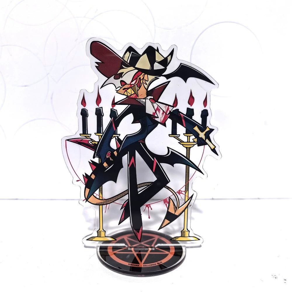 Helluva Boss Stolas Blitzo Character Acrylic Stand Figure Collection 15CM