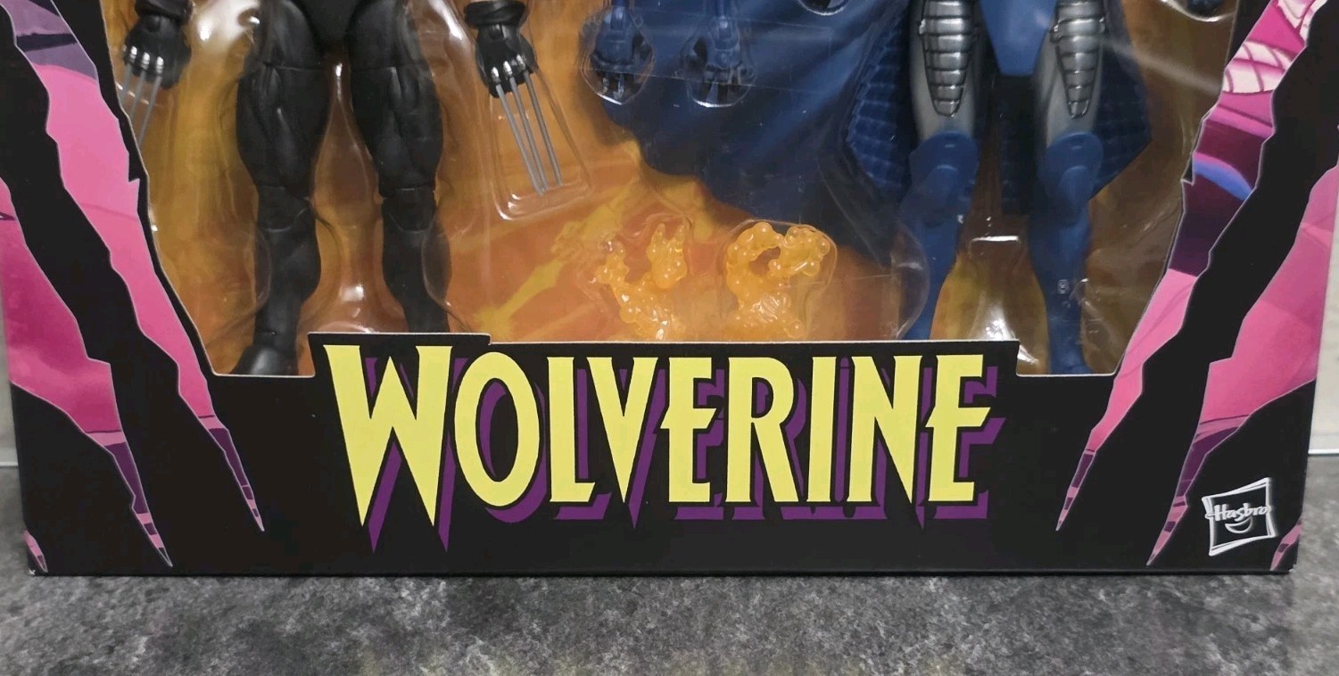 Marvel Legends Series Wolverine & Psylocke 2 Pack Figure Set 50 Year Anniversary