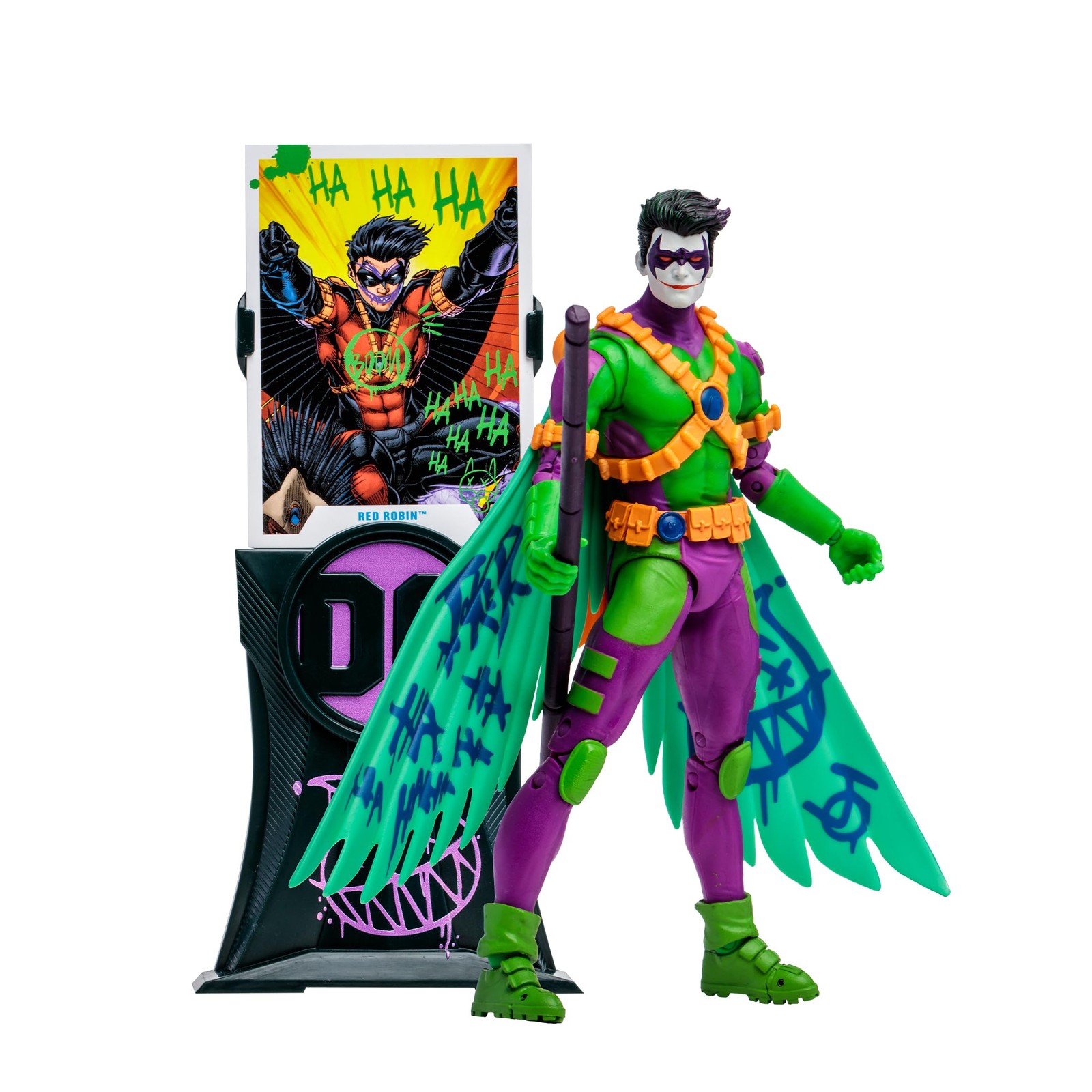 – DC Multiverse Red Robin (Jokerized) Gold Label, 7in Action Figure