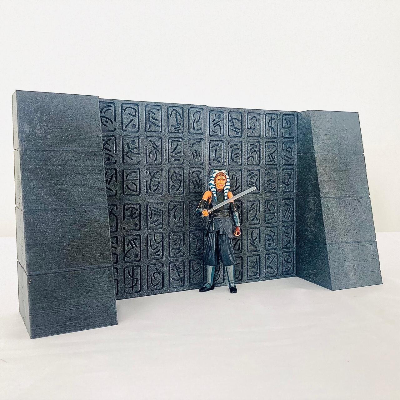 Peridea Balcony Walls for 6 in (1:12) Figure Diorama (Painted)