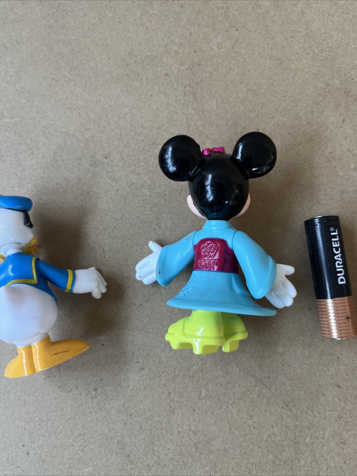 Lot of 4 Disney Mickey Mouse Figure Minnie Donald Duck Pluto Figurine