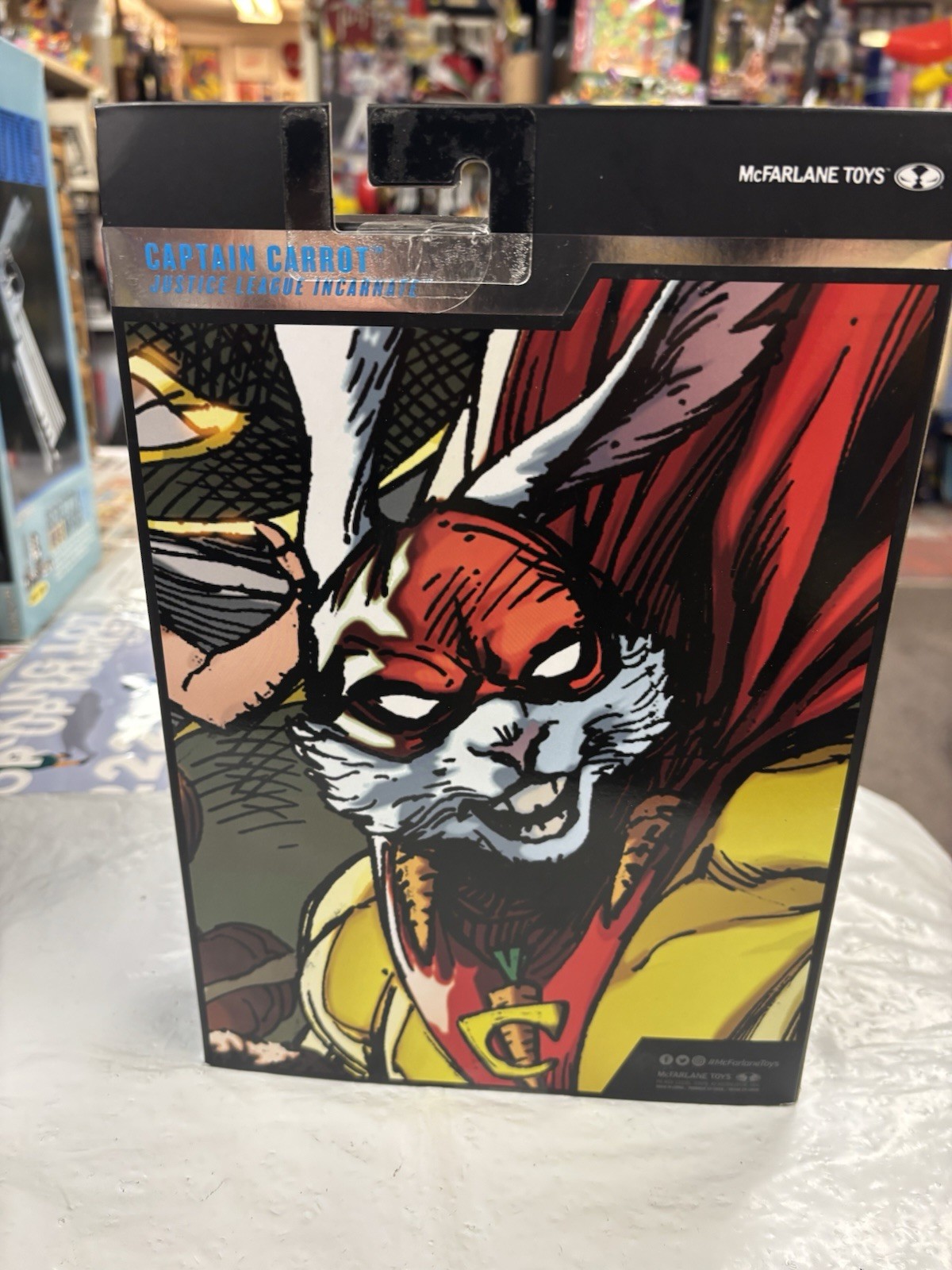 NEW McFarlane Toys DC Multiverse Captain Carrot 7&Prime; Platinum Edition Chase Figure