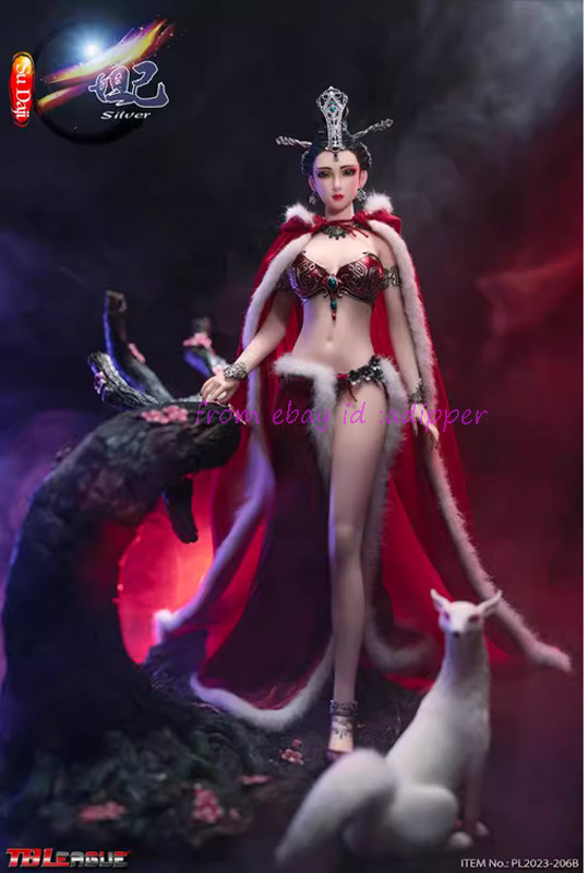 Perfect Tbleague Pl2023-206b 1/6 Su Daji Silver Ver Action Figure In Stock
