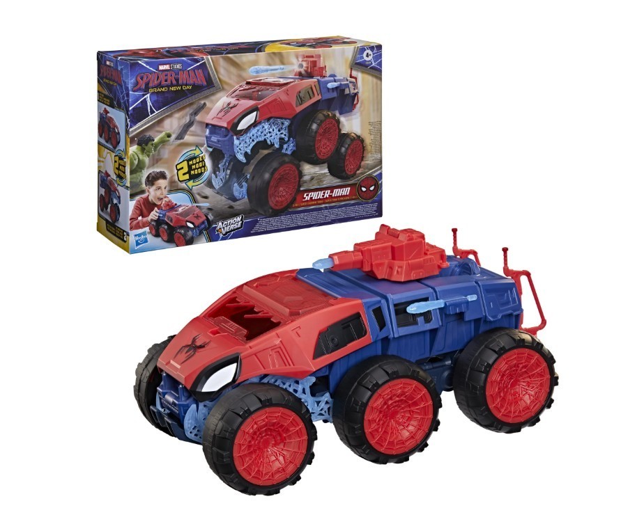 Marvel Spider-Man Brand New Day 2-In-1 Super Chompin Tank Action Figure and Toy