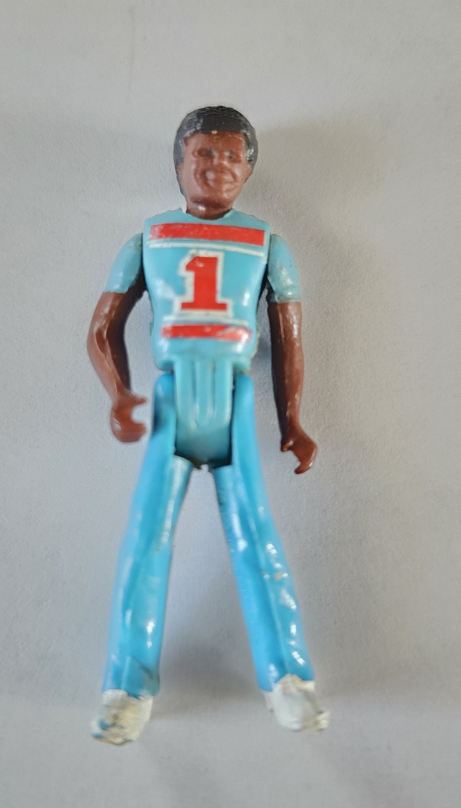 1981 Buddy L School Bus Rider African American Shindana Toys 2.5&Prime; Hong Kong