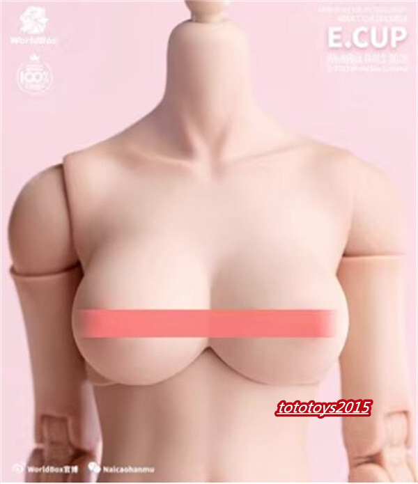 Worldbox 1:6 E cup Pale Breast Kits Cover Model Fit 12 » Female PH TBL Body Toy