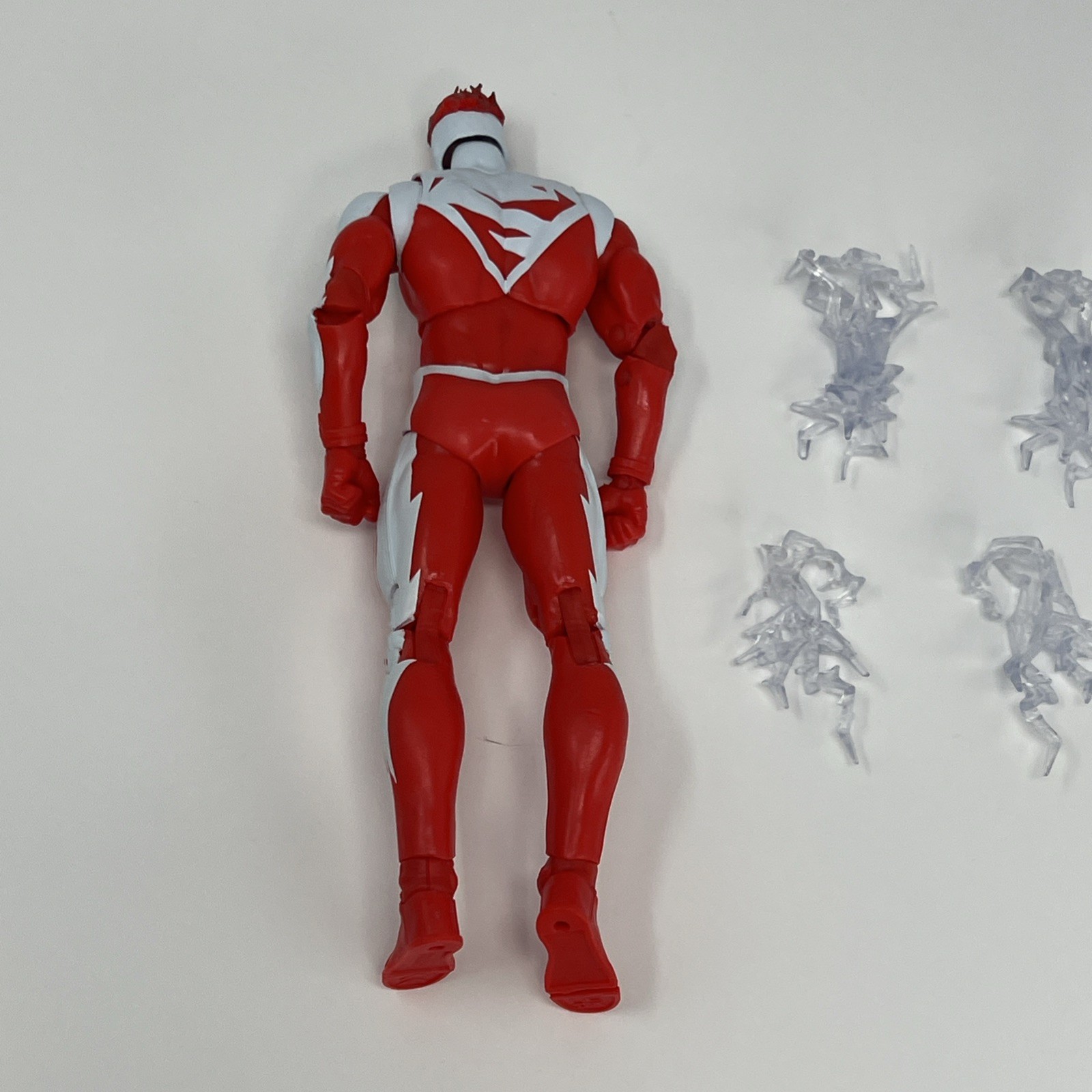 Mcfarlane DC Multiverse Superman Red Platinum Chase JLA Plastic Man Series