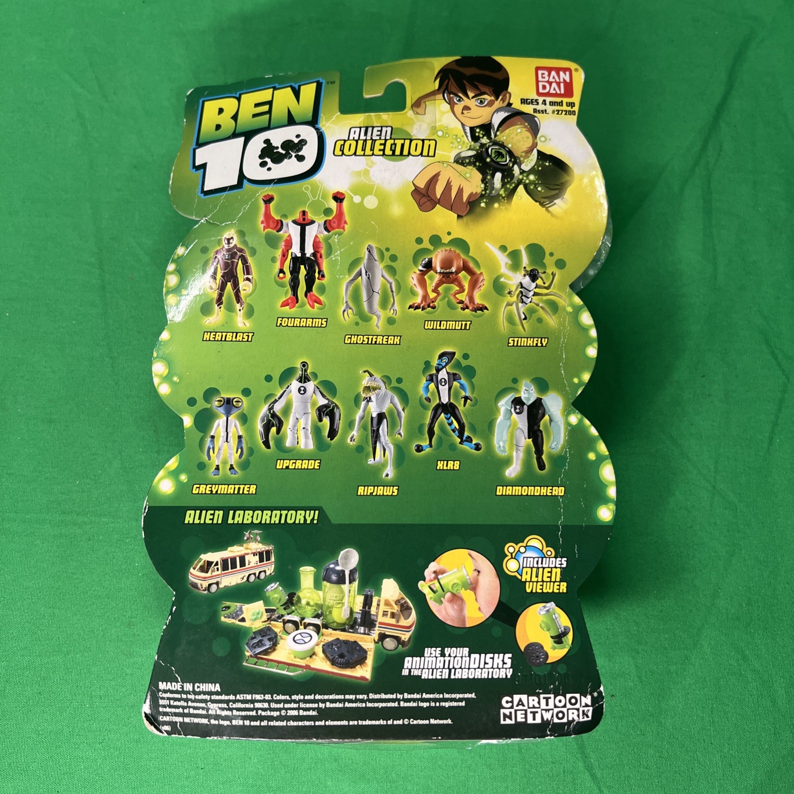 Ben 10 Diamondhead Alien Action Figure Lenticular #27202 Bubble Loose