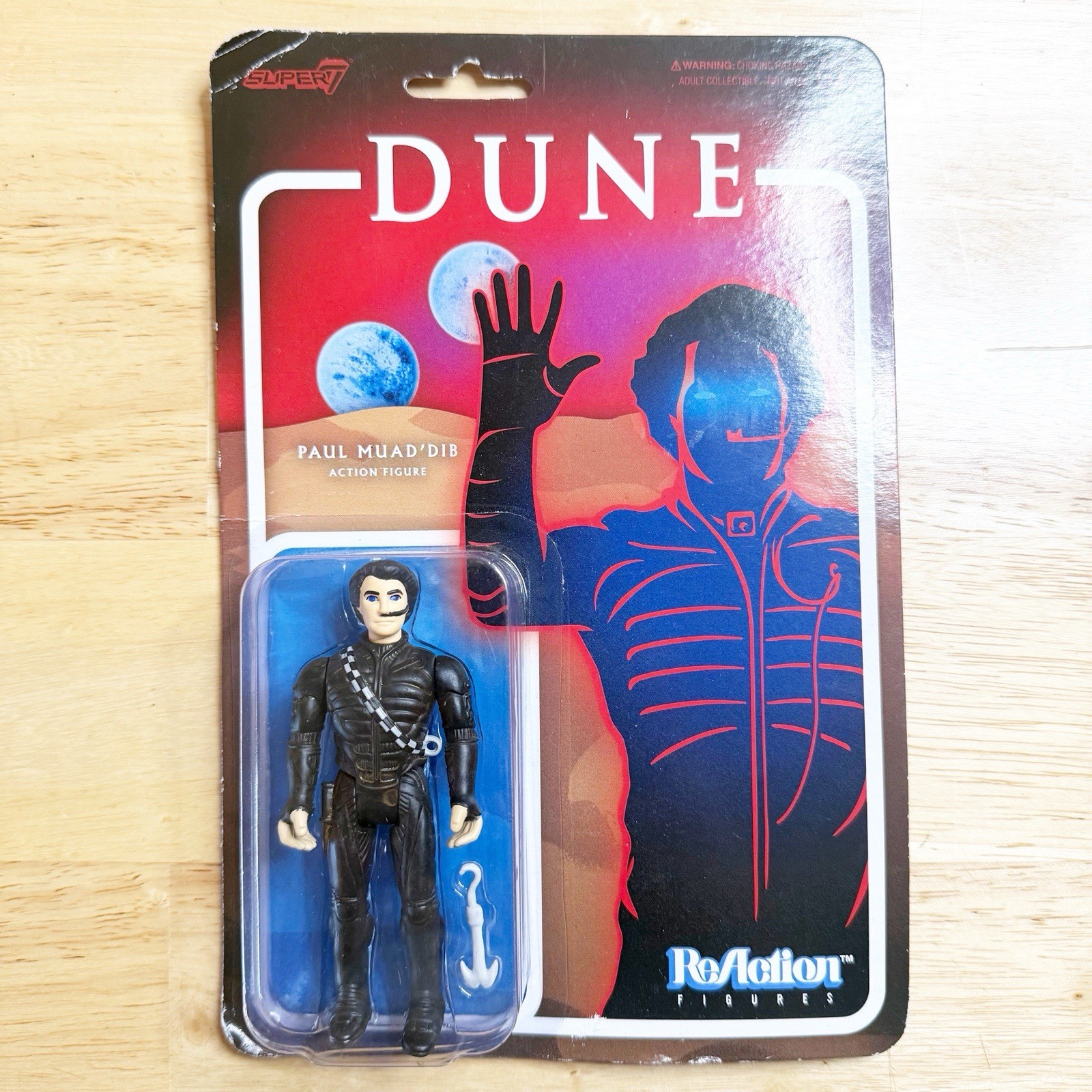 SUPER7 Dune Paul Maud’Dib ReAction Figure 3.75&Prime; NEW (read)