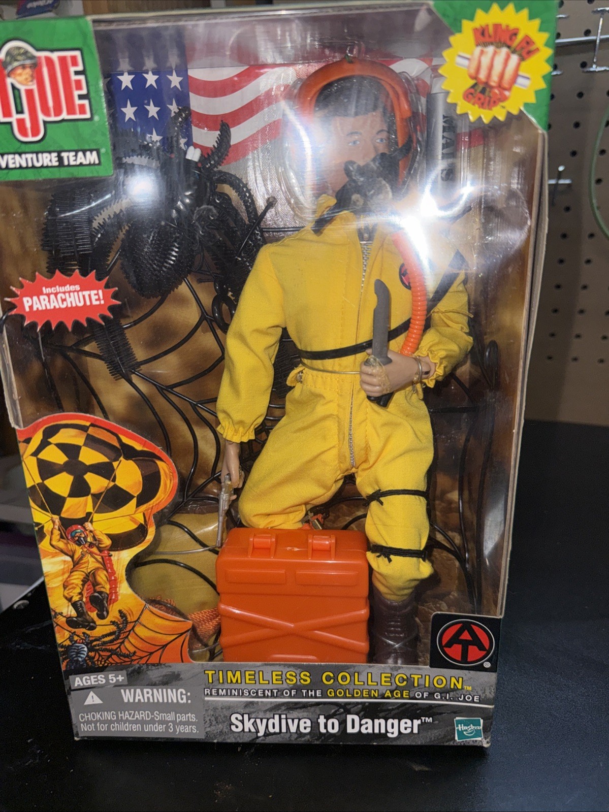 NEW SEALED GI JOE TIMELESS COLLECTION : SKYDIVE /DANGER SET Very Rare BOX ROUGH