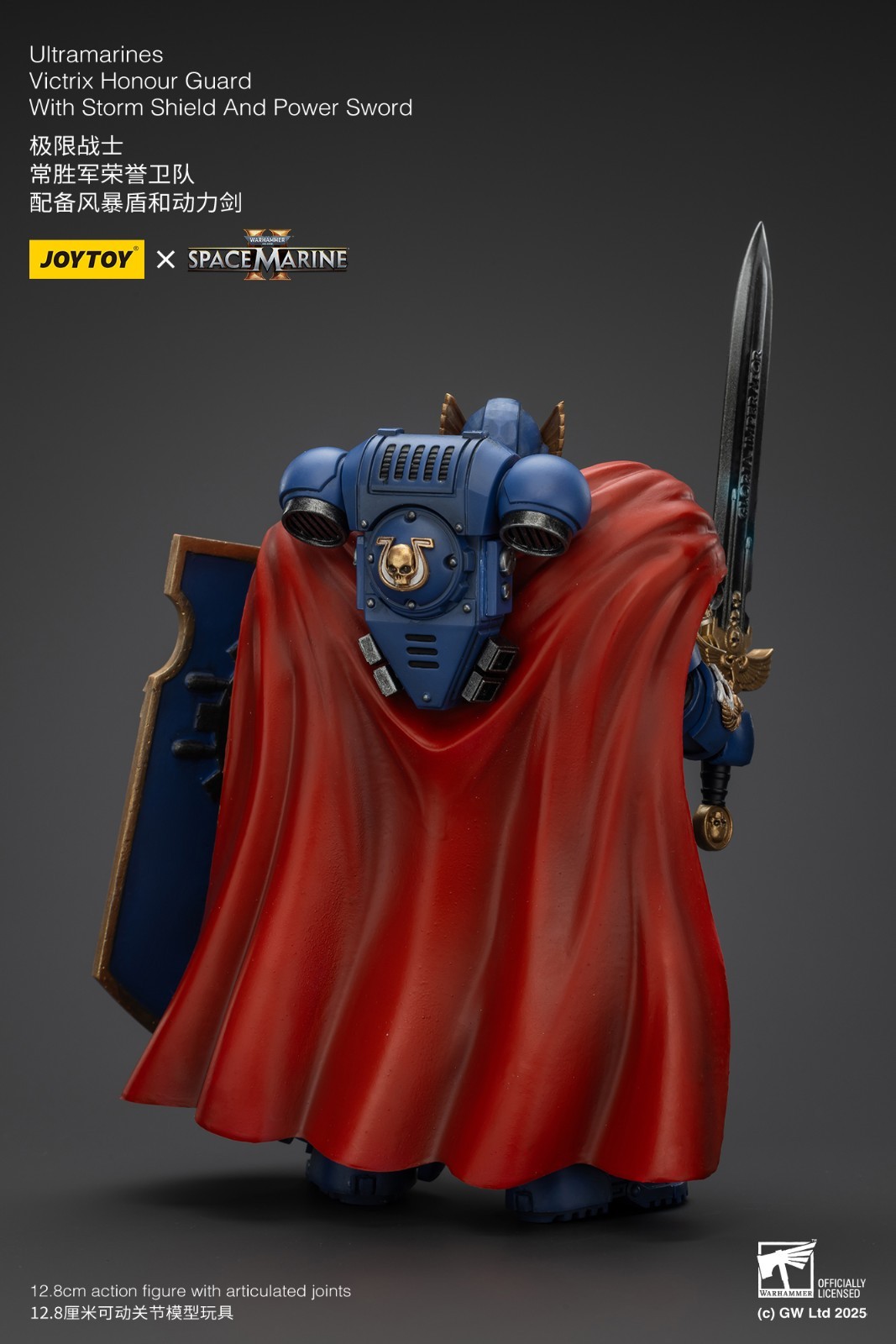 JOYTOY Warhammer 40K Ultramarines Victrix Honour Guard Storm Shield Power Sword