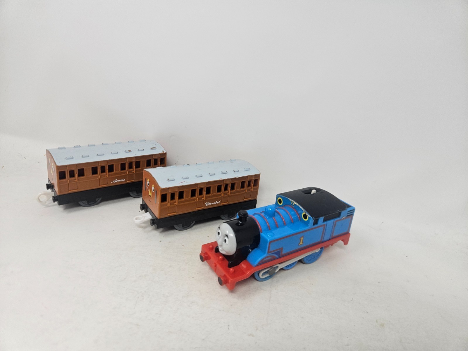 Thomas & Friends Trackmaster Thomas Annie Clarabel Mattel Tank Engine GUC