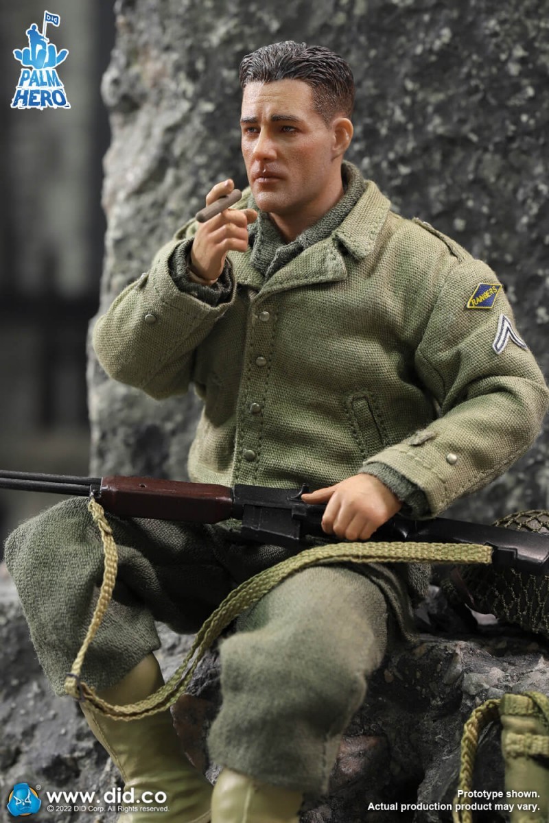 DID WWII US 2nd Ranger Battalion Private First Class Reiben 1/12 Action Figure