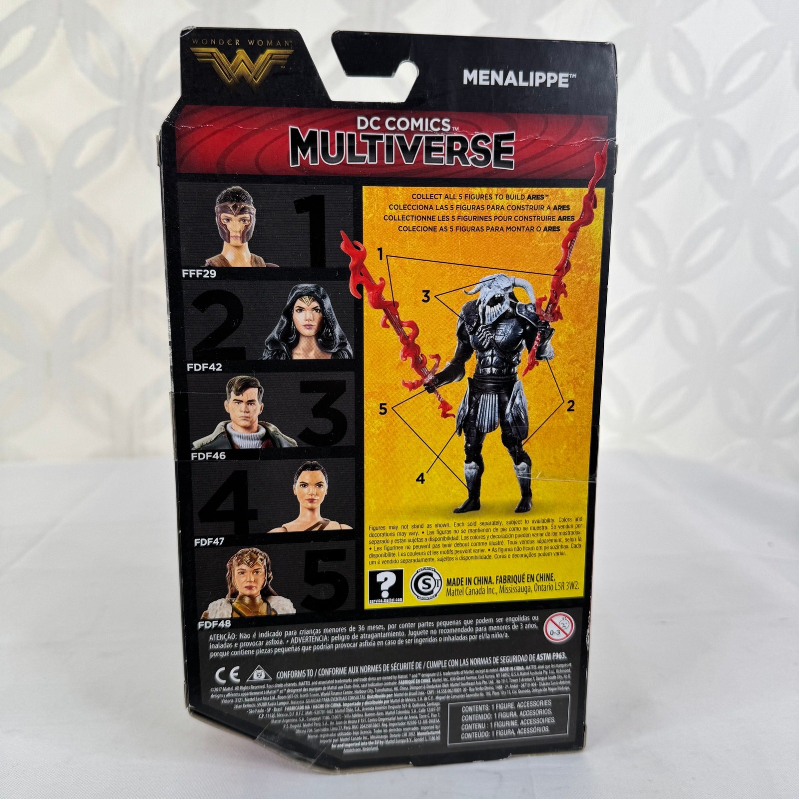 DC Comics Multiverse MENALIPPE Wonder Woman Movie figure Ares Swords BAF