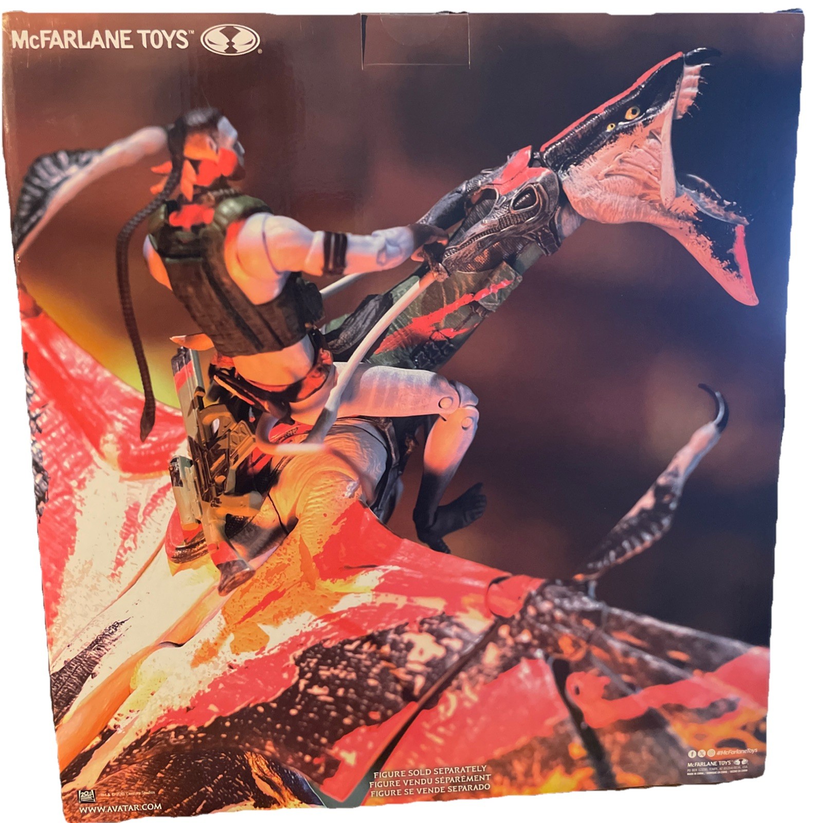 – Avatar: Fire and Ash Quaritch&rsquo;s Banshee Mcfarlane Toys Brand New