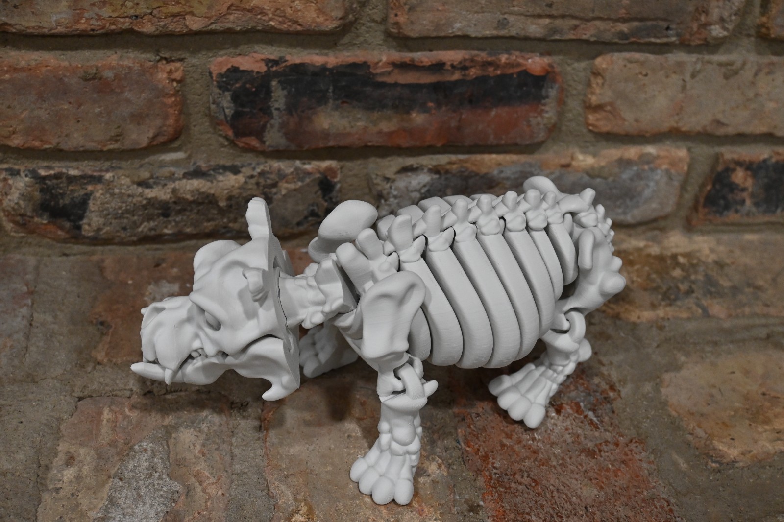 Skeleton Hippo 3D Printed (Big size )