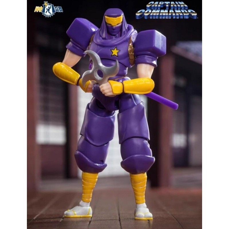 1PCS 52Toys Captain Commando Mack Captain Giuzu Baby Head 3.7&Prime; Action Figure