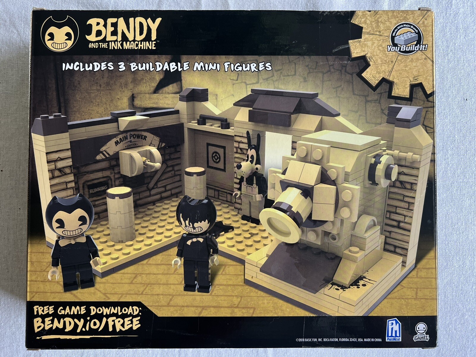 Bendy and The Ink Machine Recording Studio Buildable Scene Set 2018 New Sealed