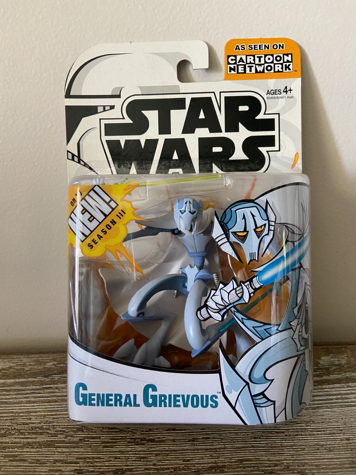 NEW 2005 Star Wars Clone Wars Cartoon Network General Grievous Figure