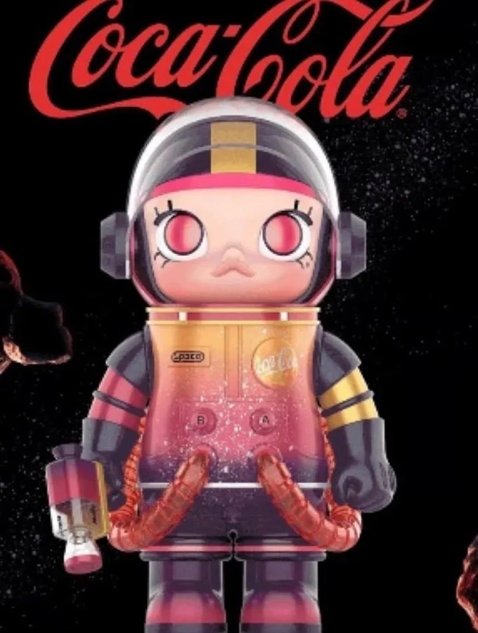 POP MART MEGA SPACE MOLLY – COCA COLA 400% Version 1.0 – 100% AUTHENTIC
