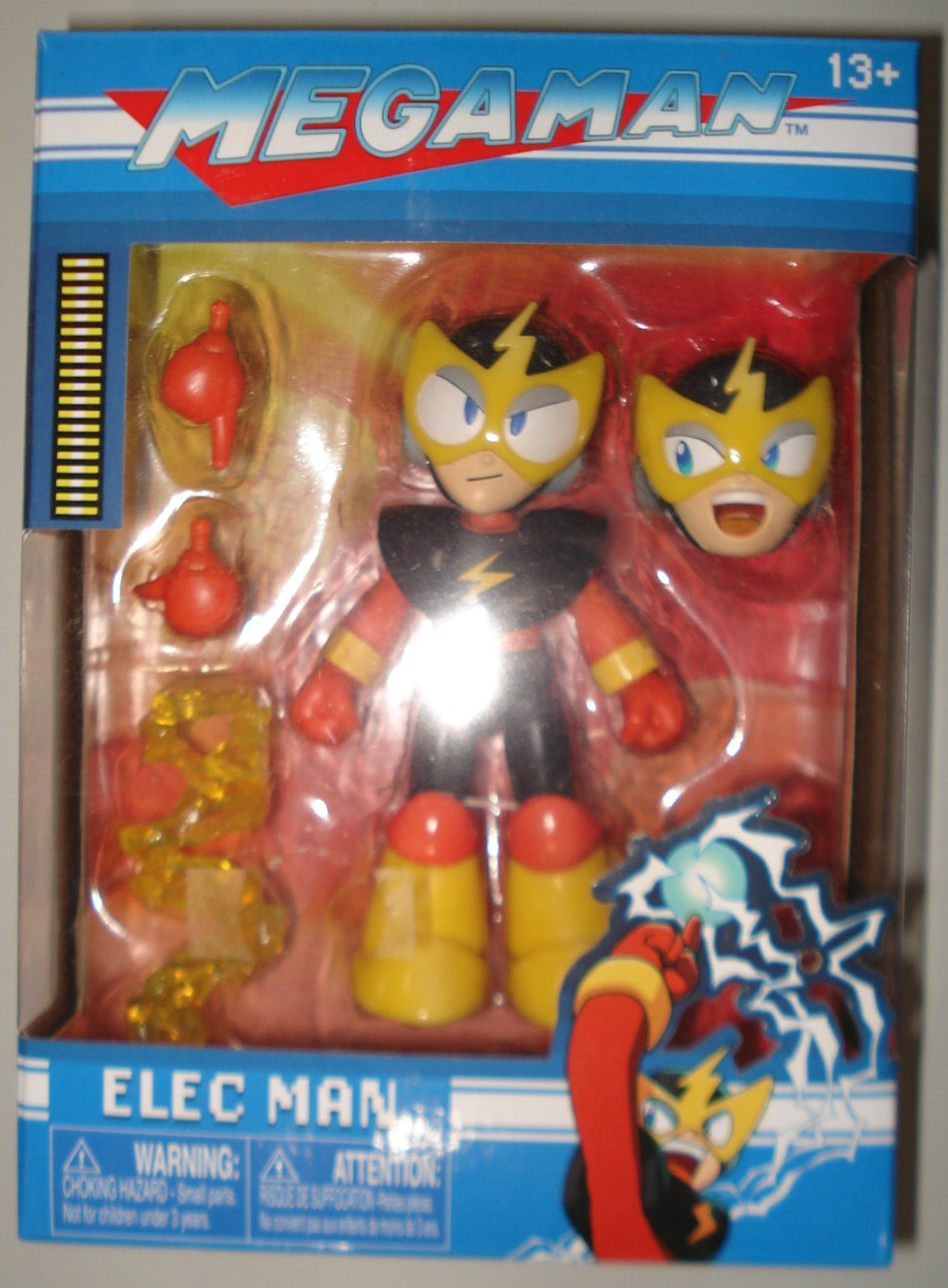 2024 Jada 4.5&Prime; Mega Man Elec Man Figure w/ Accessories New In Box 34508