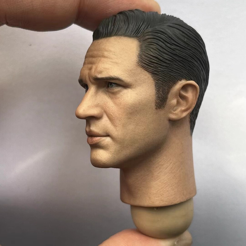 Delicate Painted 1/6 Scale Legend Slicked Tom Hardy Head Sculpt Fit 12&Prime; Figure