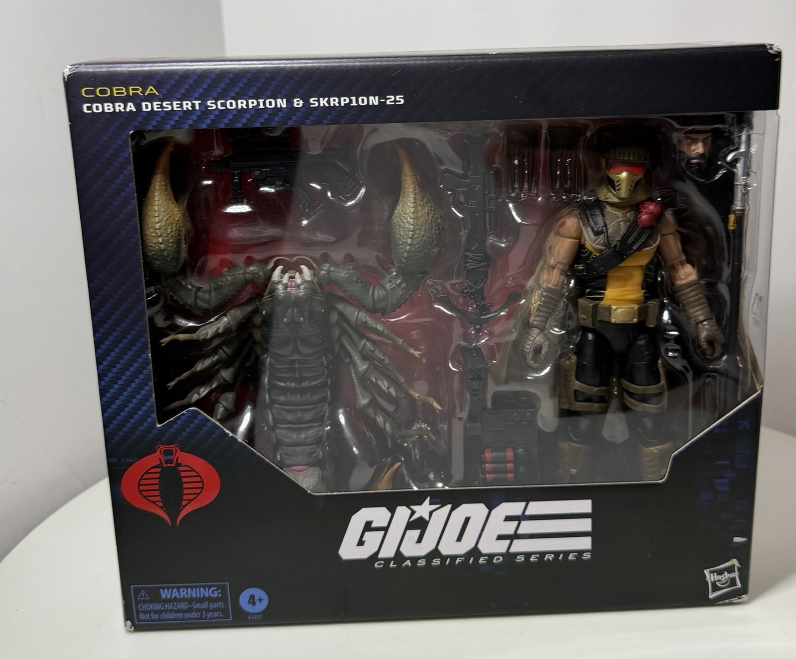 G.I. Joe Classified Series Cobra Desert Scorpion & SKRP10N-25 New (Light Wear)