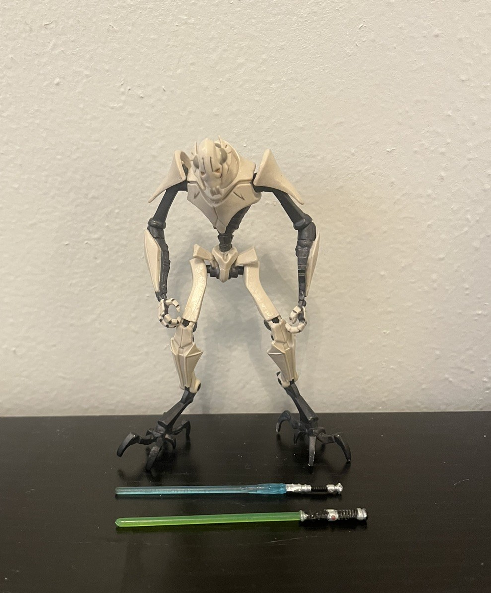Star Wars Clone Wars Hunt For Grievous General Grievous 3.75 Loose ROTS Battle