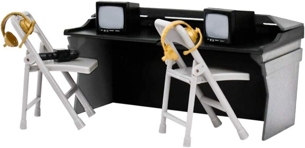 Complete Wrestling Commentator Table & Chairs Playset – No Assembly Required