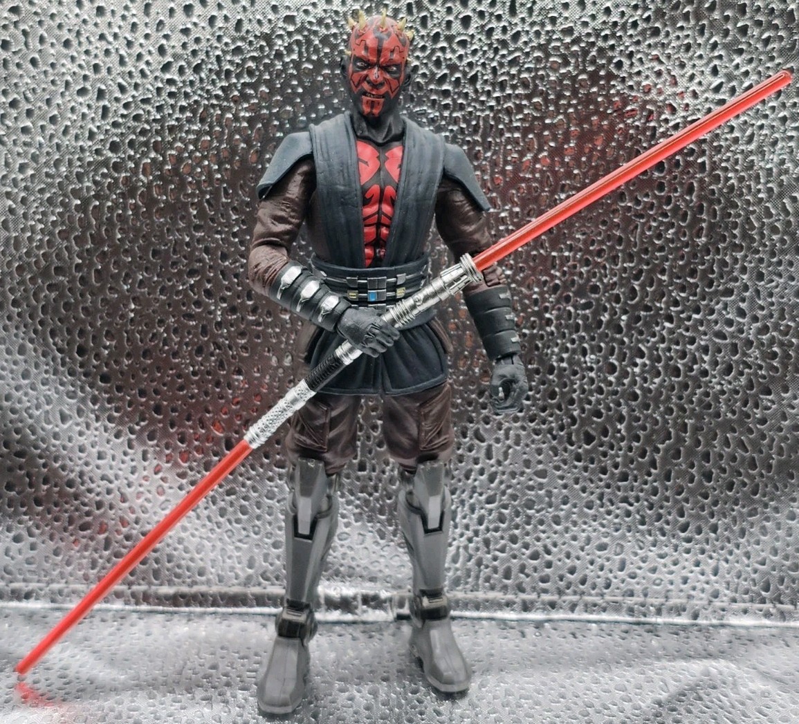 Star Wars Black Series 6&Prime; Inch Clone Wars Darth Maul Loose Figure COMPLETE