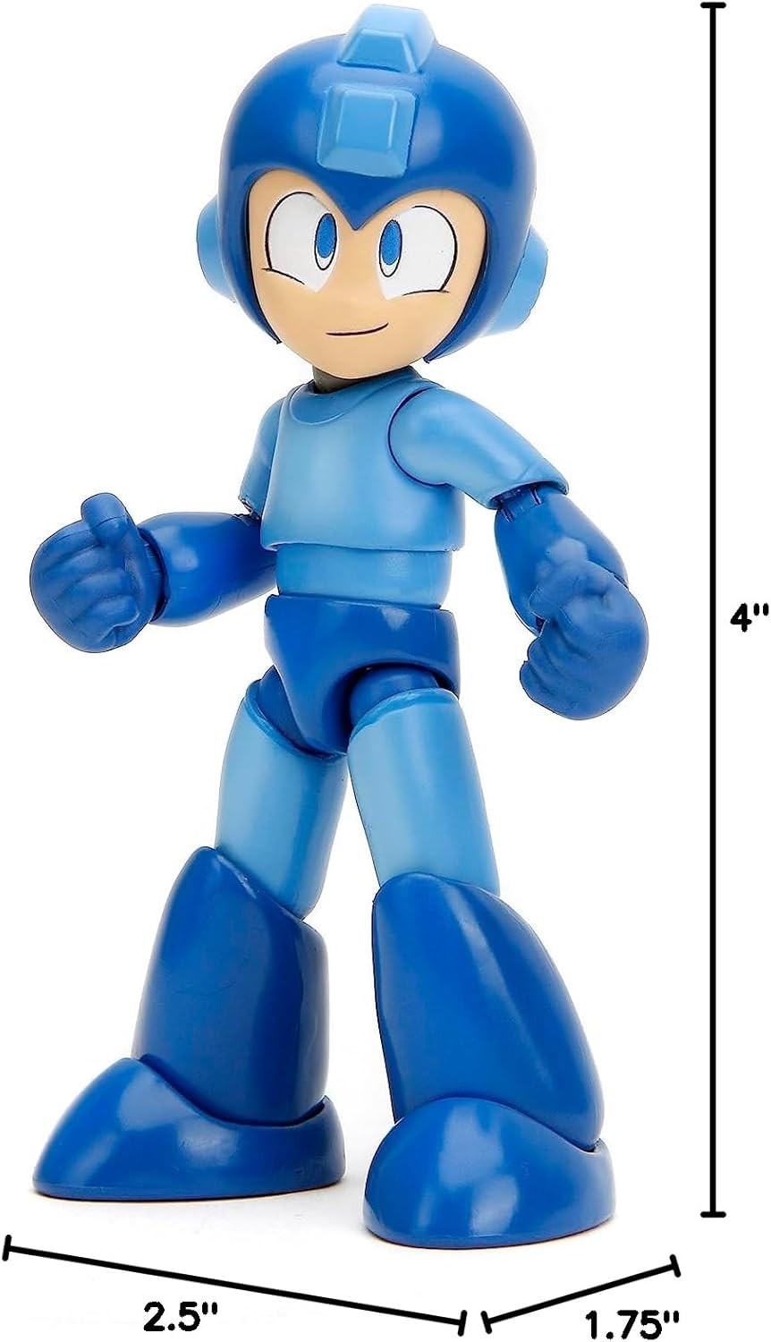 Mega Man 1/12 Scale 6&Prime; Action Figure Toys for Kids and Adults Licensed by Capcom