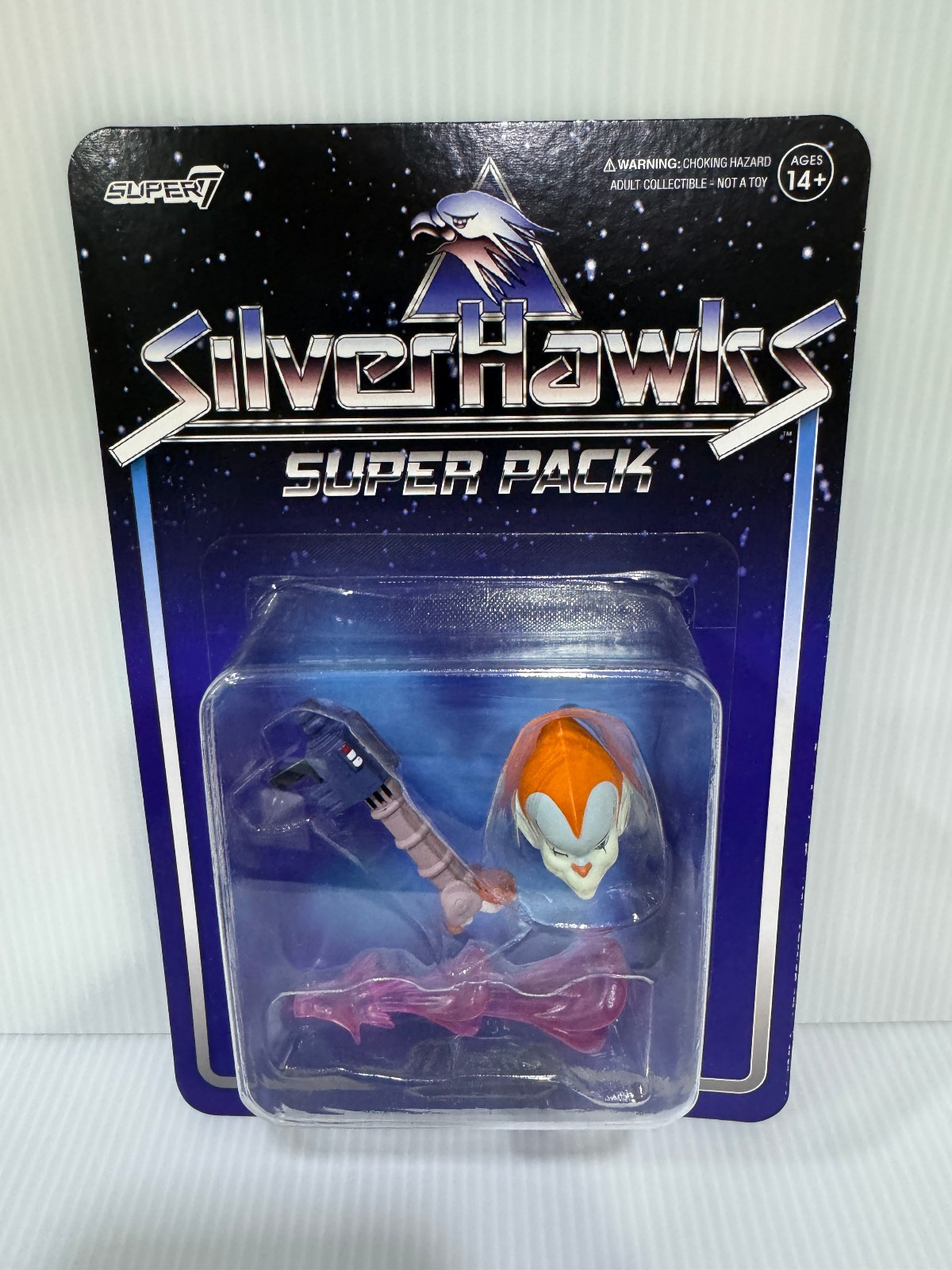 Super7 Silverhawks Ultimates Head & Accessories Set Super Pack for Copper Kidd