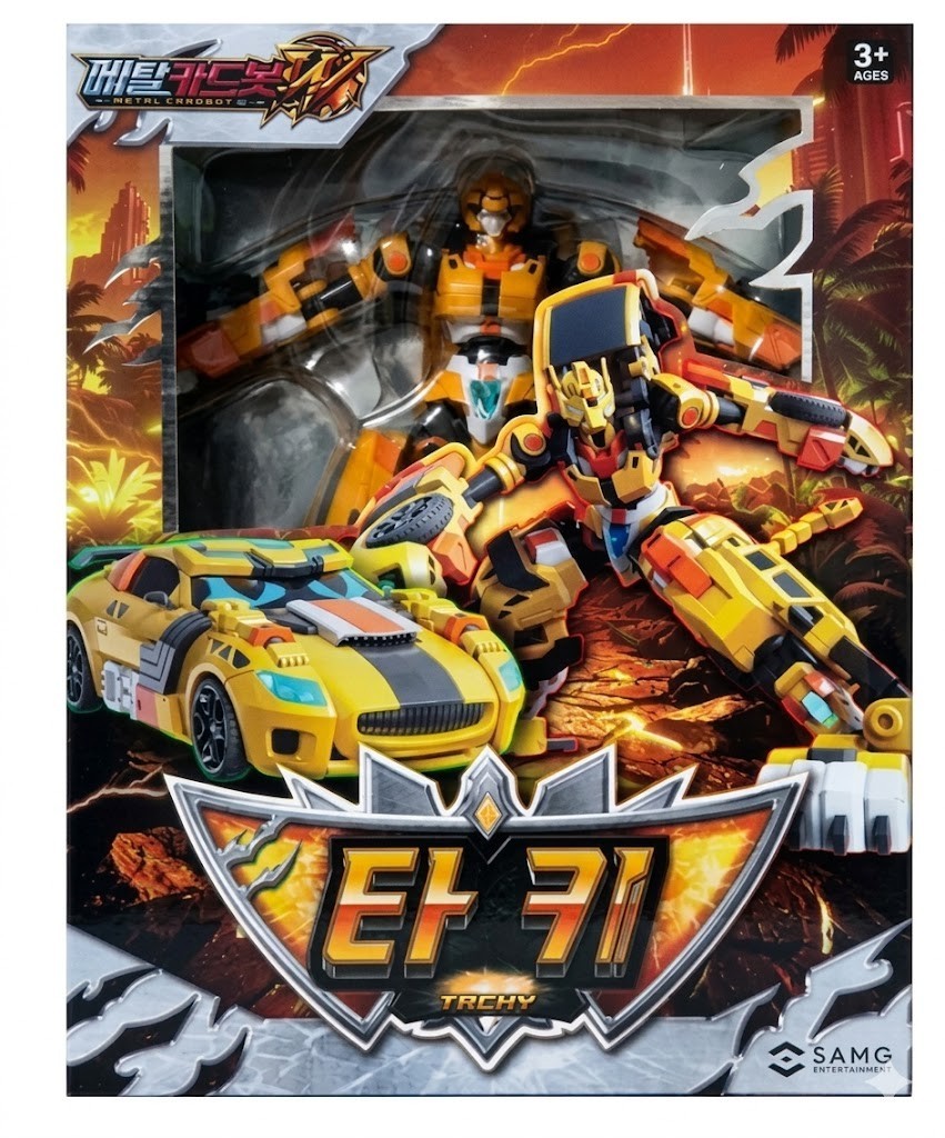 Authentic Metal Cardbot W TACHY Transforming Robot Car Toy Action Figure 2025