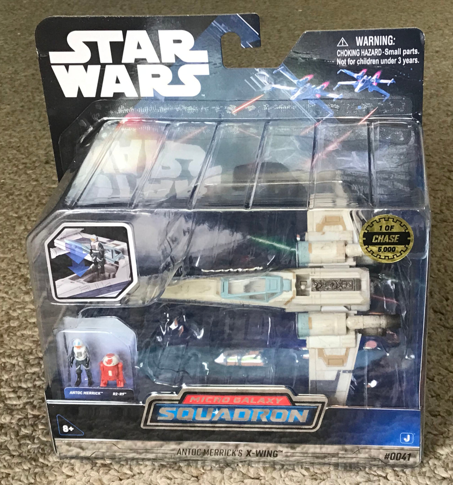Star Wars Micro Galaxy Squadron Antoc Merrick&rsquo;s X-Wing Merrick 041 Chase Series2