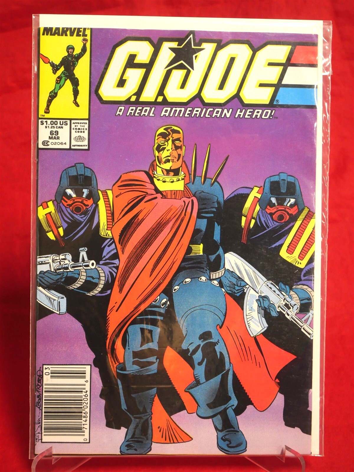 GI Joe Comic Book ARAH Issue #69 Marvel Comics Group A Real American Hero