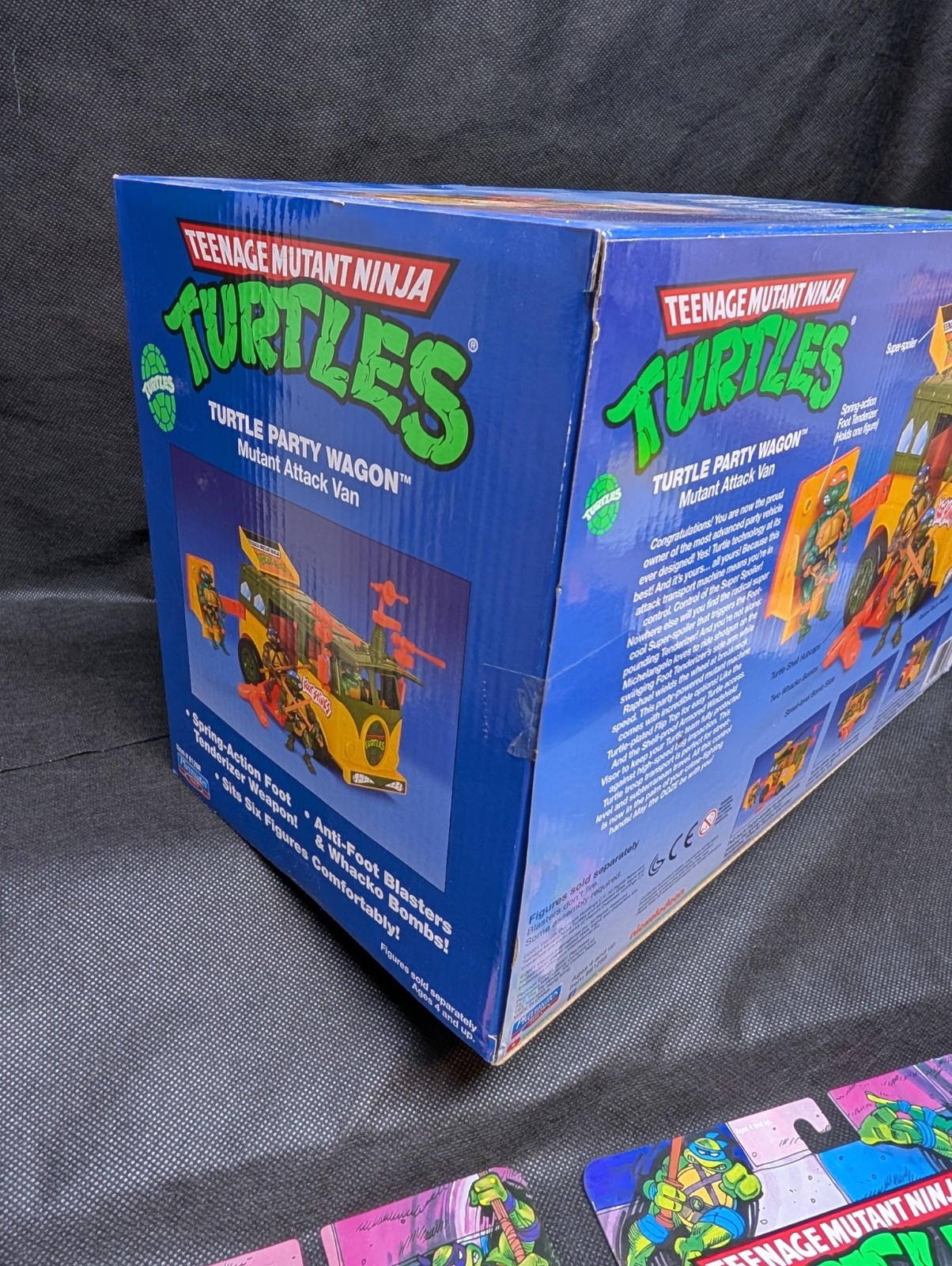 TMNT Teenage Mutant Ninja Turtles 2021 Playmates Reissue Party Wagon & 4 Figure