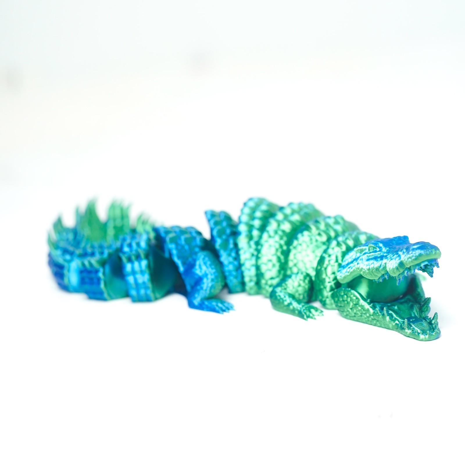 3D Printed Crocodile Model,Articulated Animals Figure,Fidget Toys Home Decor