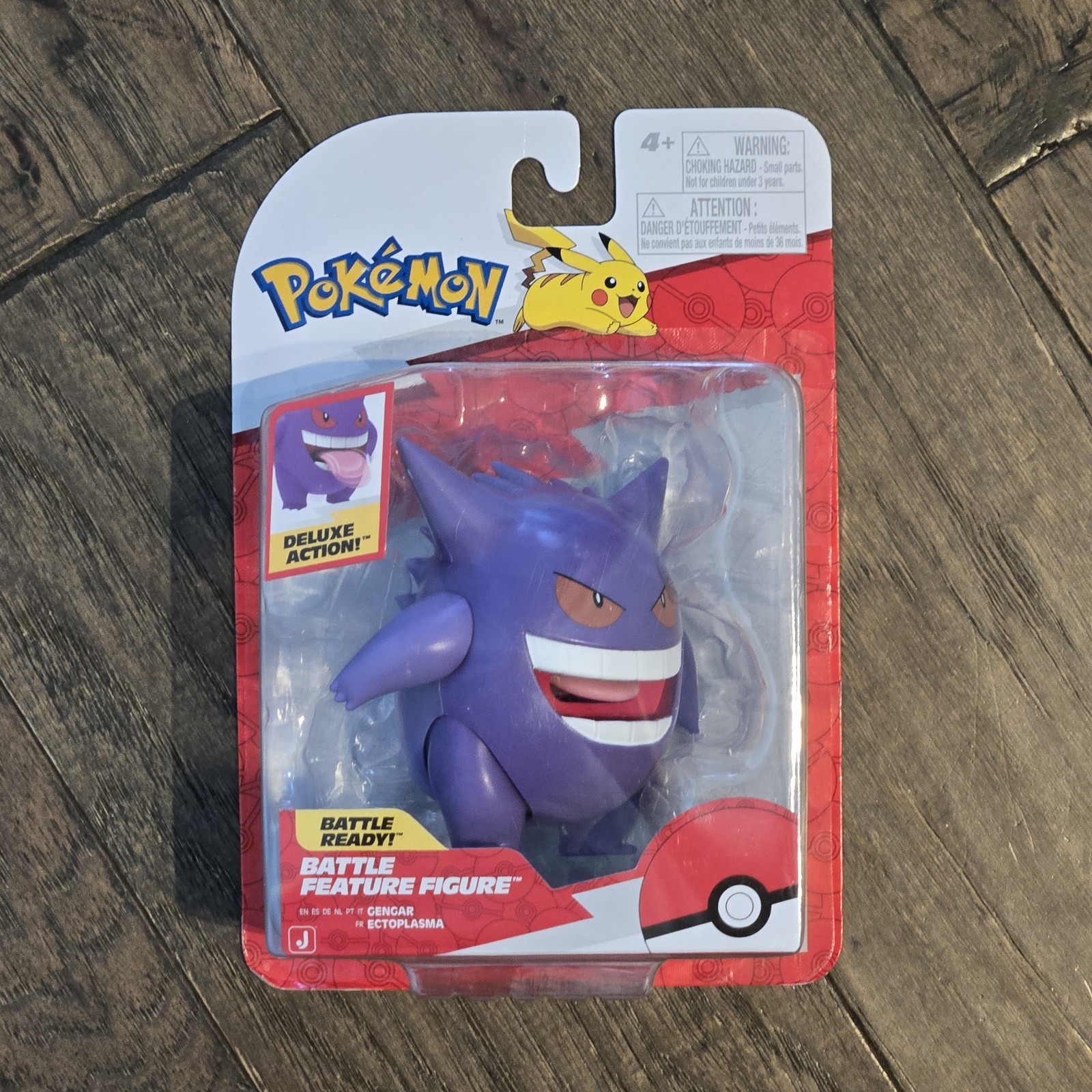 Jazwares Pokemon Battle Feature Figure GENGAR 4&Prime; Action Figure NEW 2026