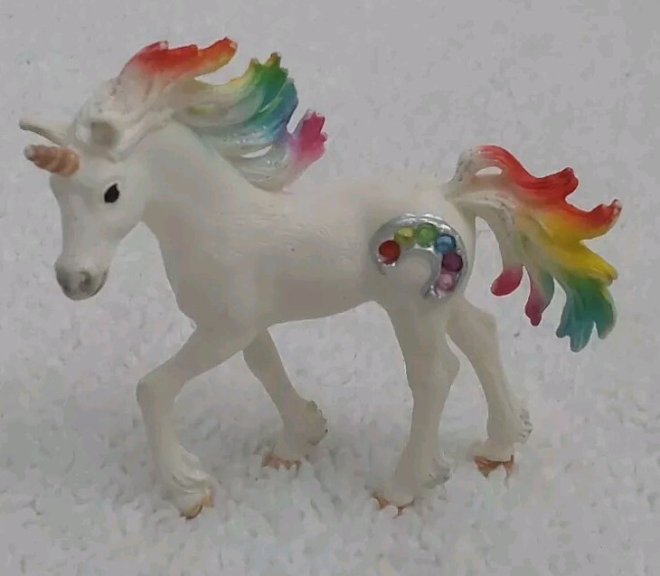 Schleich Rainbow Unicorn Fantasty Figure 73527 Glitter Crystal Multicolor Horse