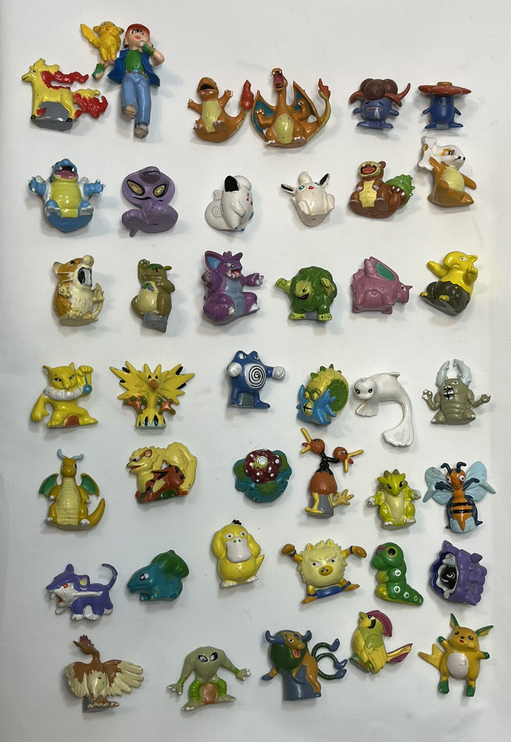 Vintage Pokemon Mystery Poke Pack Hasbro 1999 mini 40 figures lot