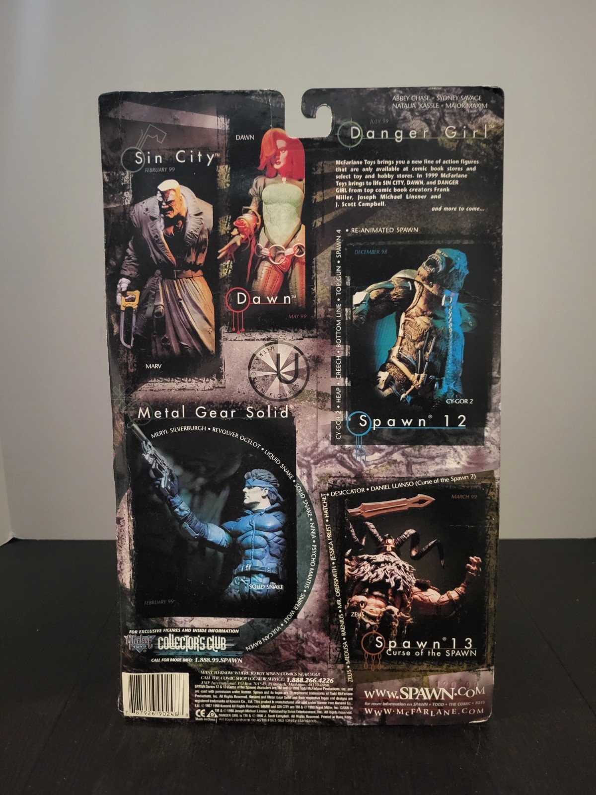 Marv GRAY Variant 7&Prime; Scale SIN CITY McFarlane Toys Sealed MIB NEW